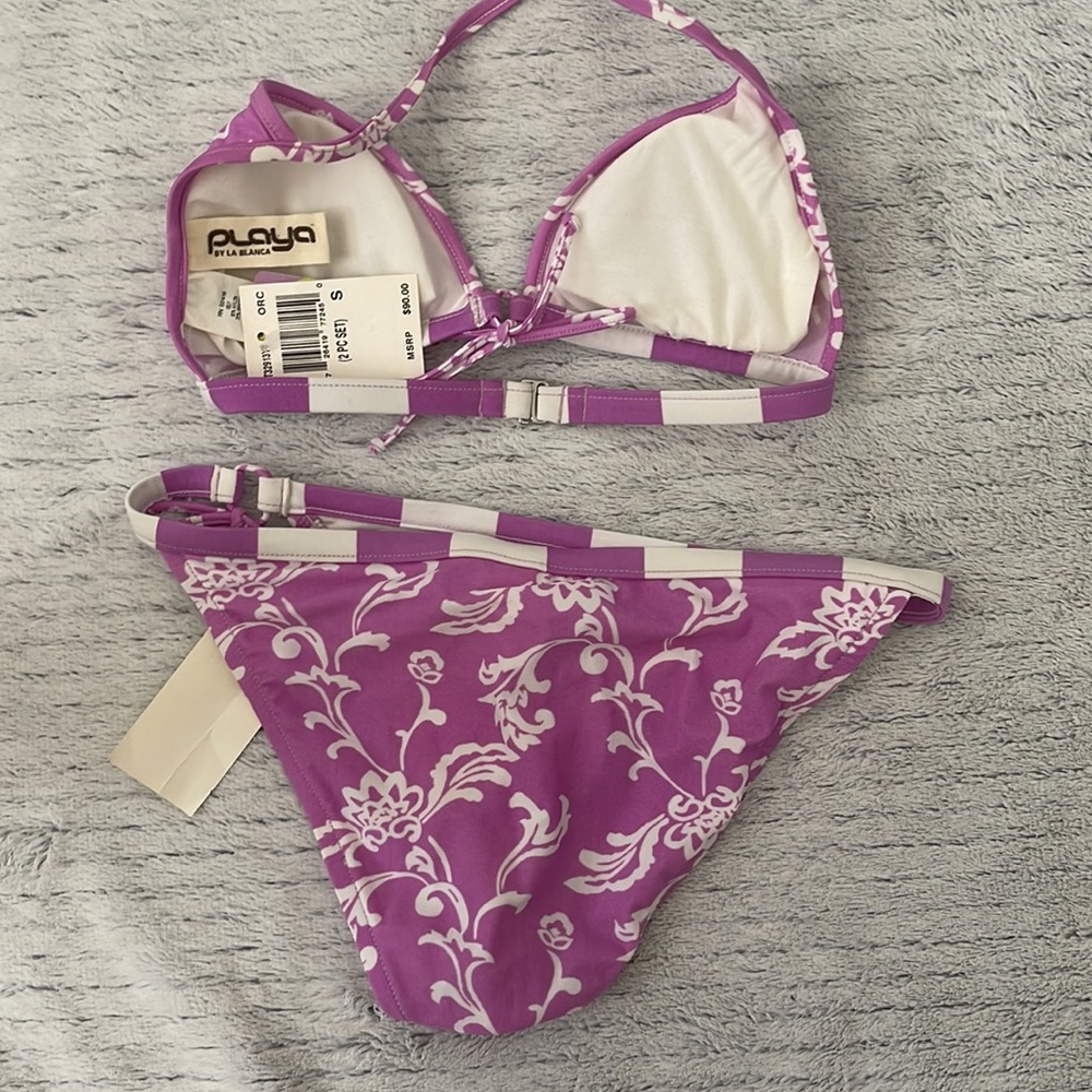 Purple two piece bikini - Picture 6 of 6